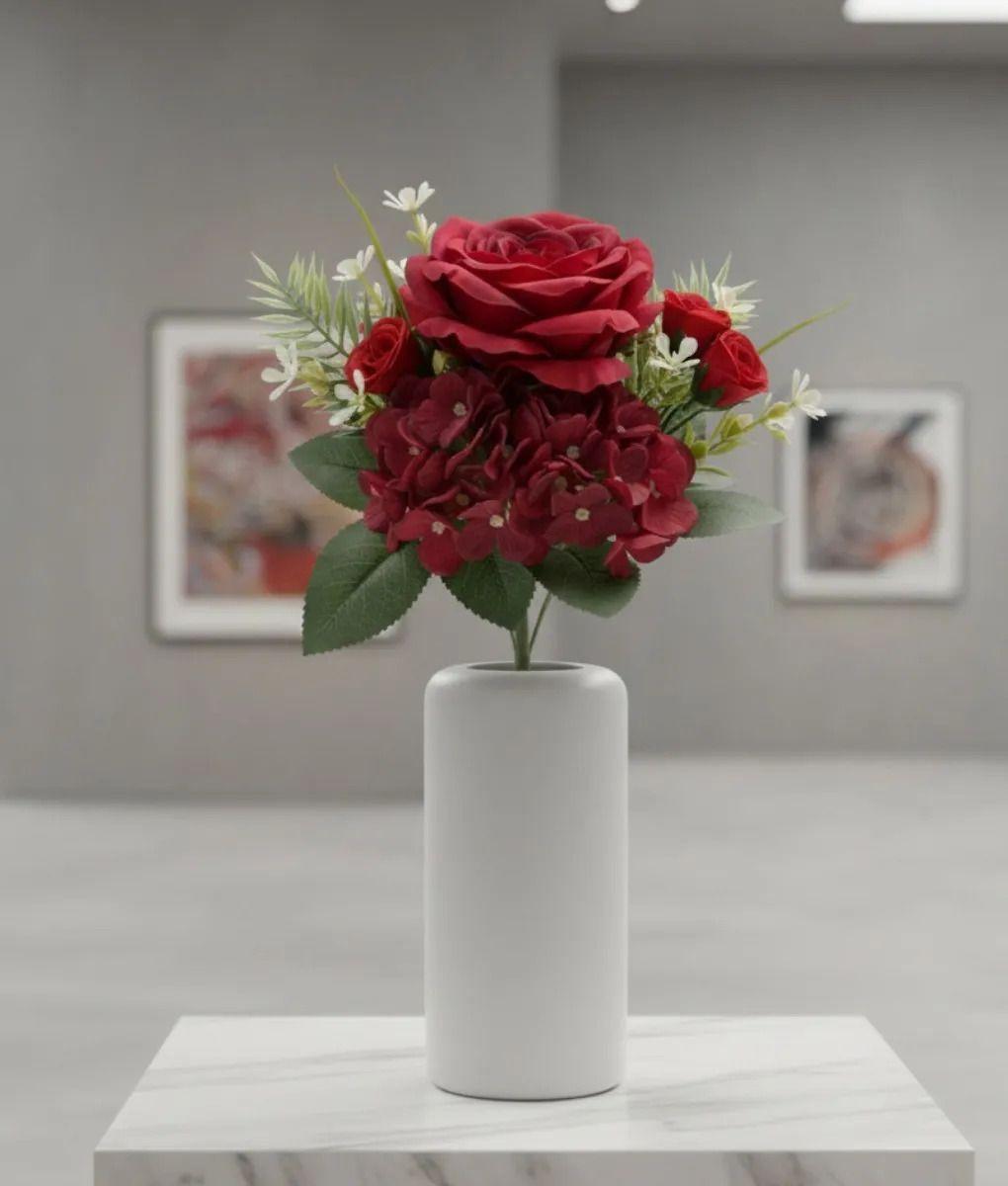 Set 2 Ramo Floral Artificial Decorativo Ramillete Jhn-7