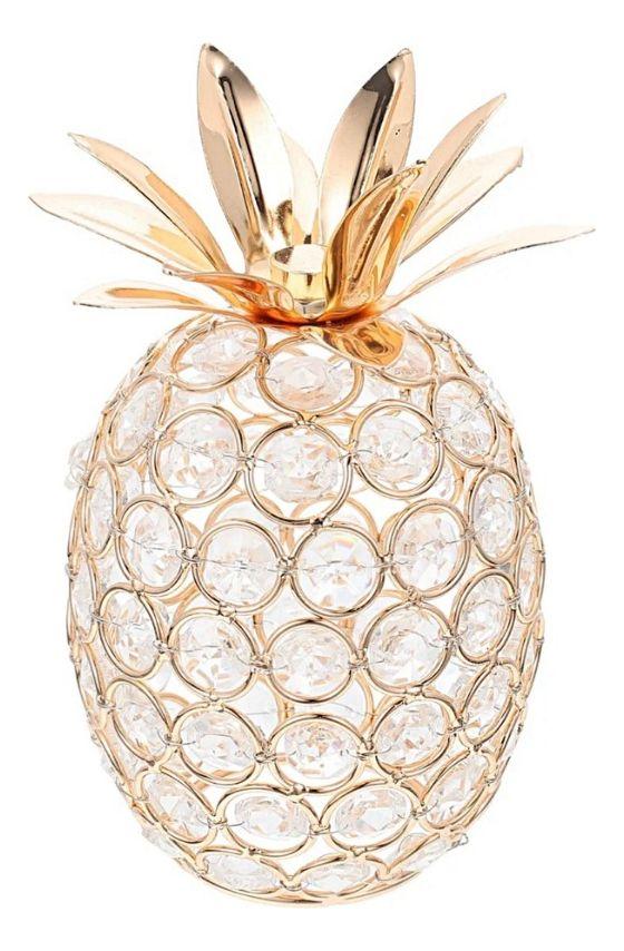 Figura Decorativa Adorno Piña Centro Mesa Elegante Jhn-0