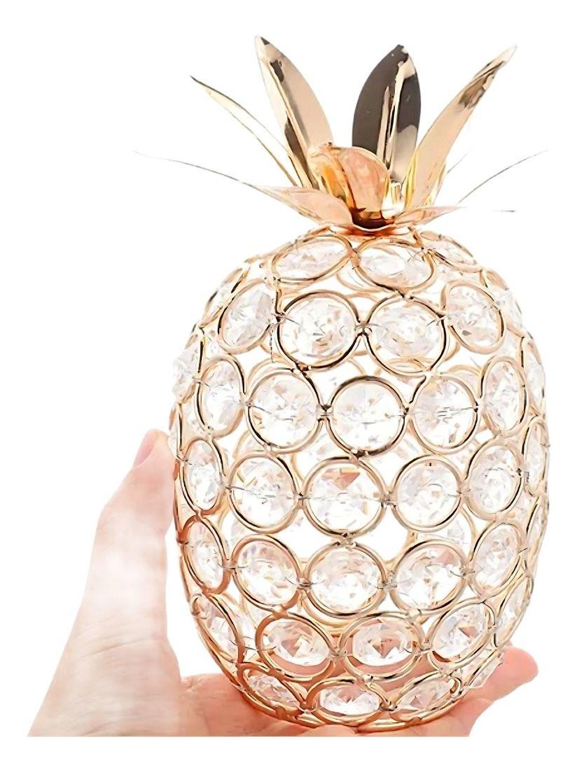 Figura Decorativa Adorno Piña Centro Mesa Elegante Jhn-1