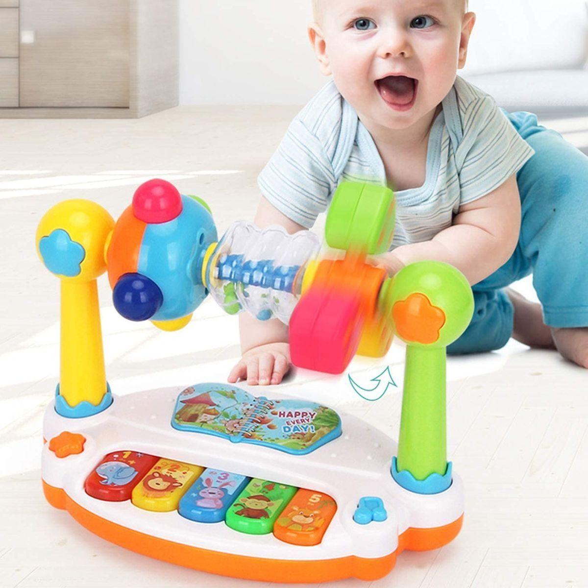 JUGUETE INTERACTIVO PIANO MUSICAL 4EN11 PARA BEBES LAU-6