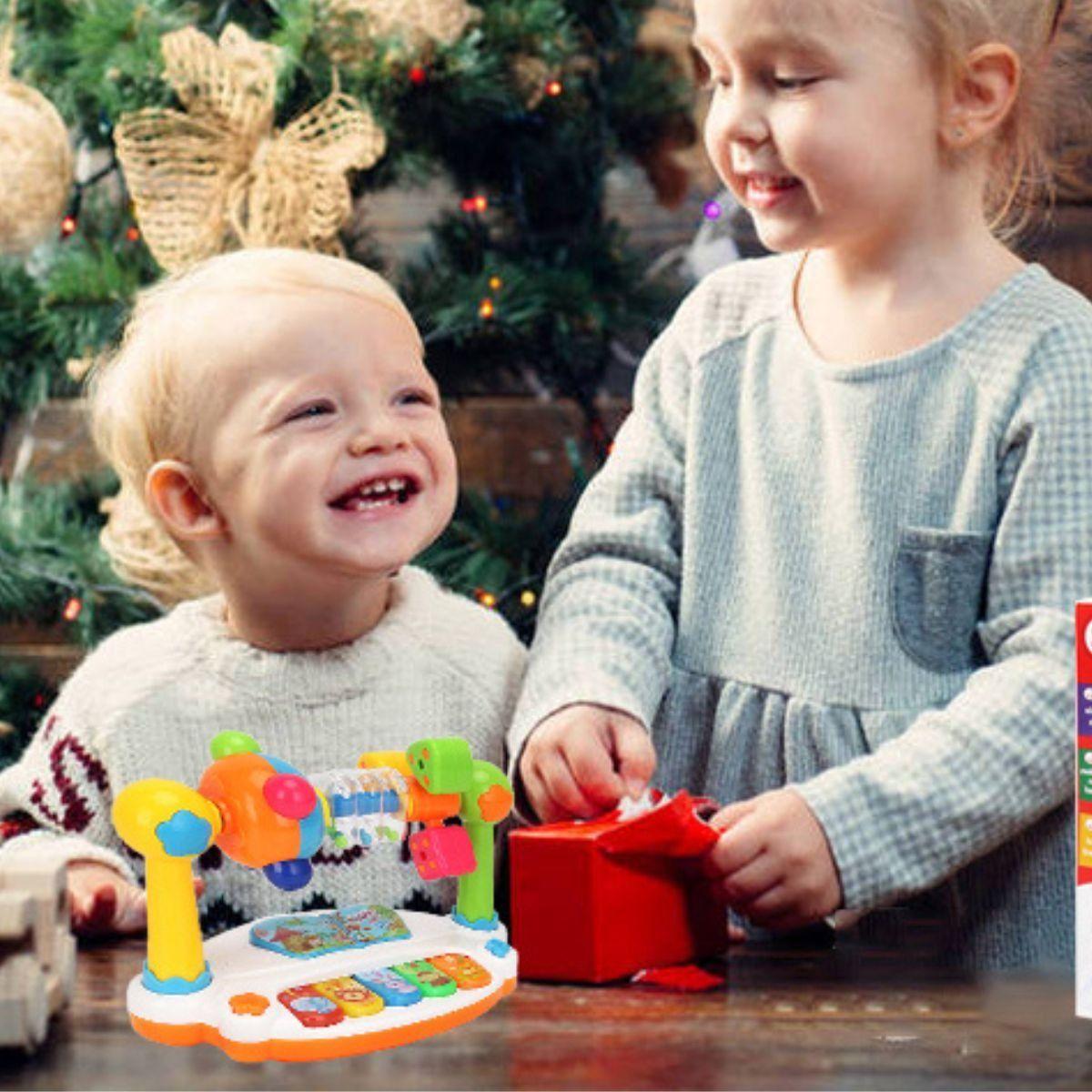 JUGUETE INTERACTIVO PIANO MUSICAL 4EN11 PARA BEBES LAU-7