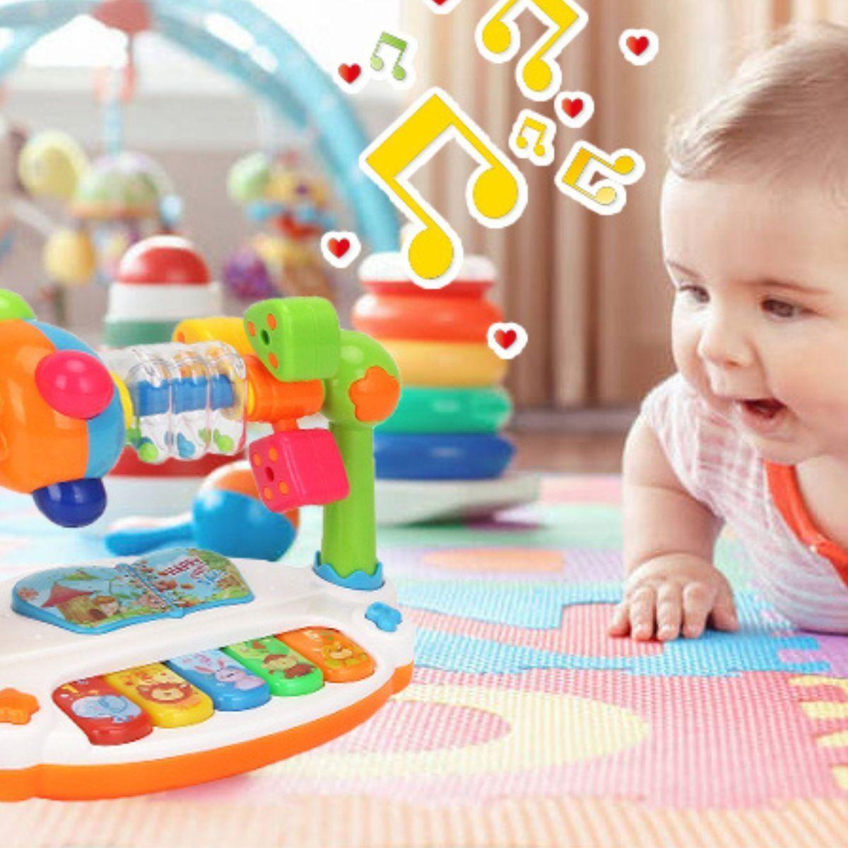 JUGUETE INTERACTIVO PIANO MUSICAL 4EN11 PARA BEBES LAU-8