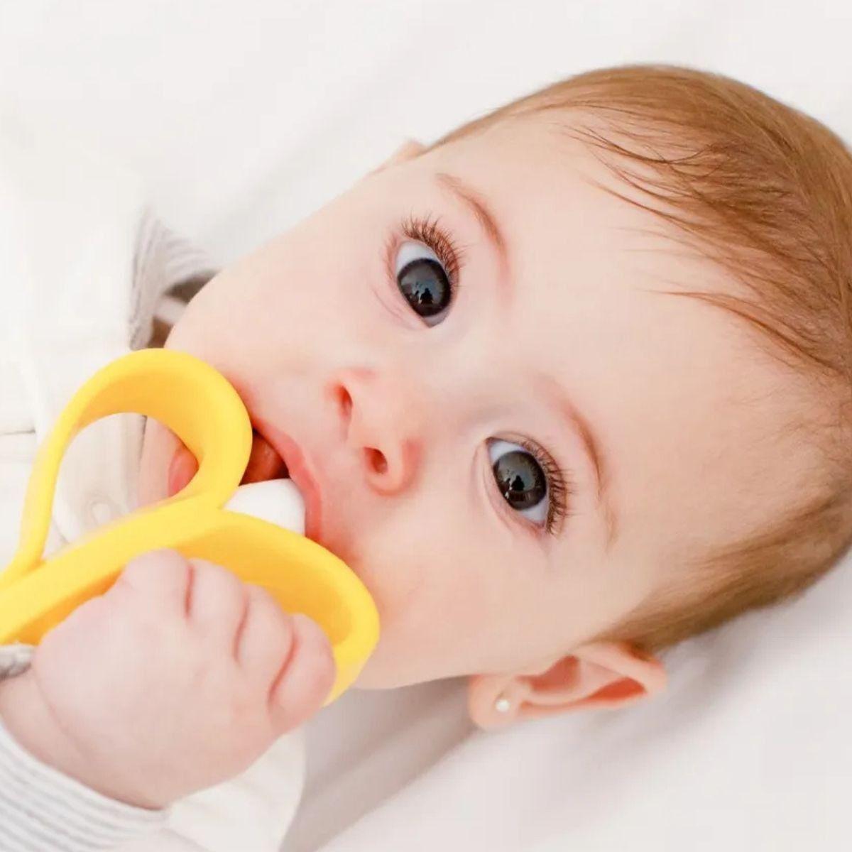 SET 3 MORDEDORES DISEÑO DEE PLATANO RASCA ENCIA BEBE LAU-1