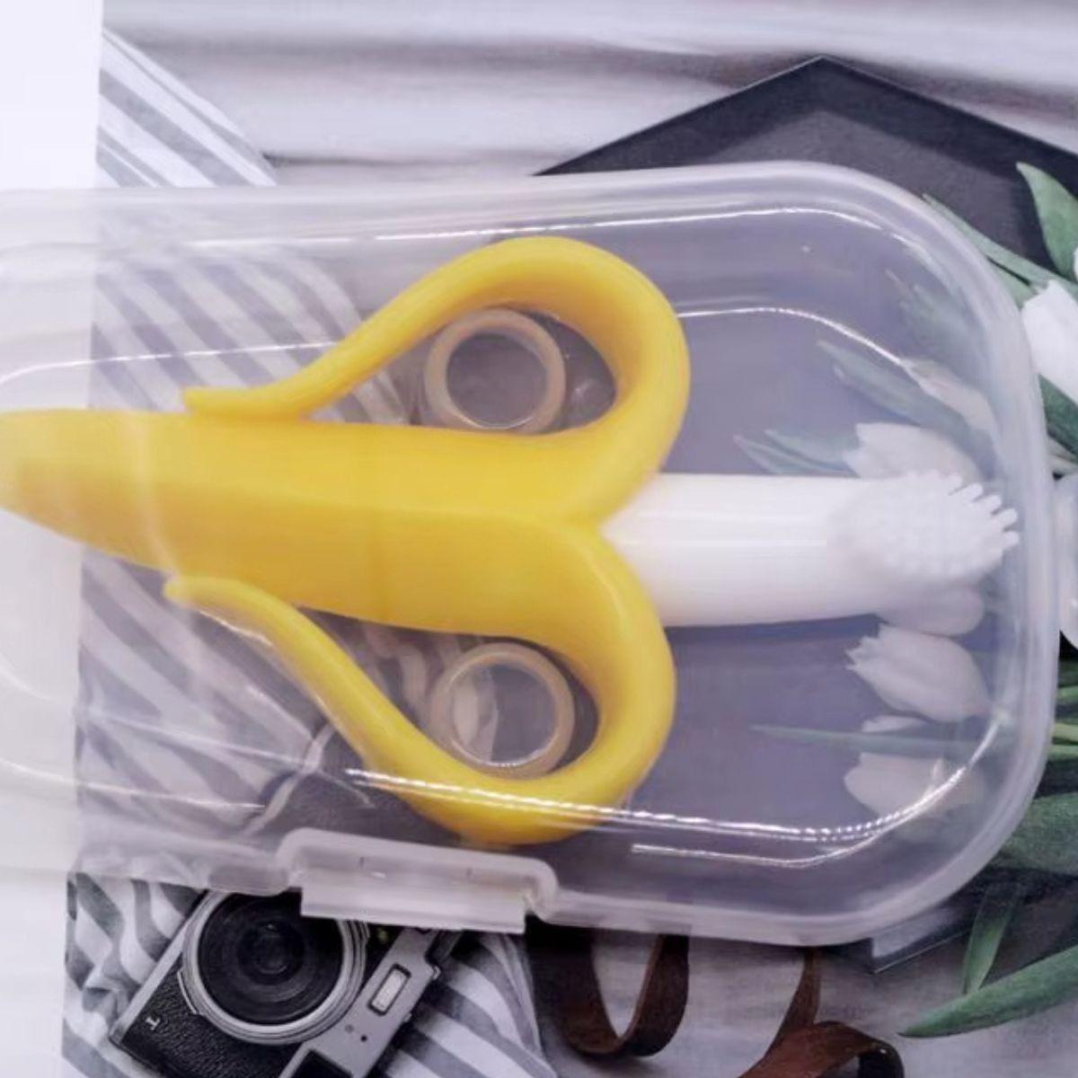 SET 3 MORDEDORES DISEÑO DEE PLATANO RASCA ENCIA BEBE LAU-5