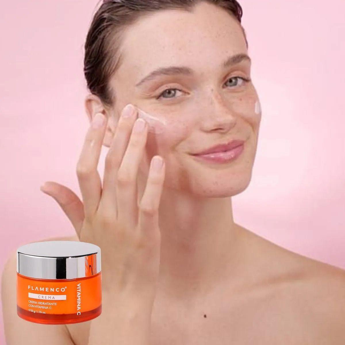 CREMA FACIAL HIDRATANTE VITAMINA C ILUMINADORA LAU-5
