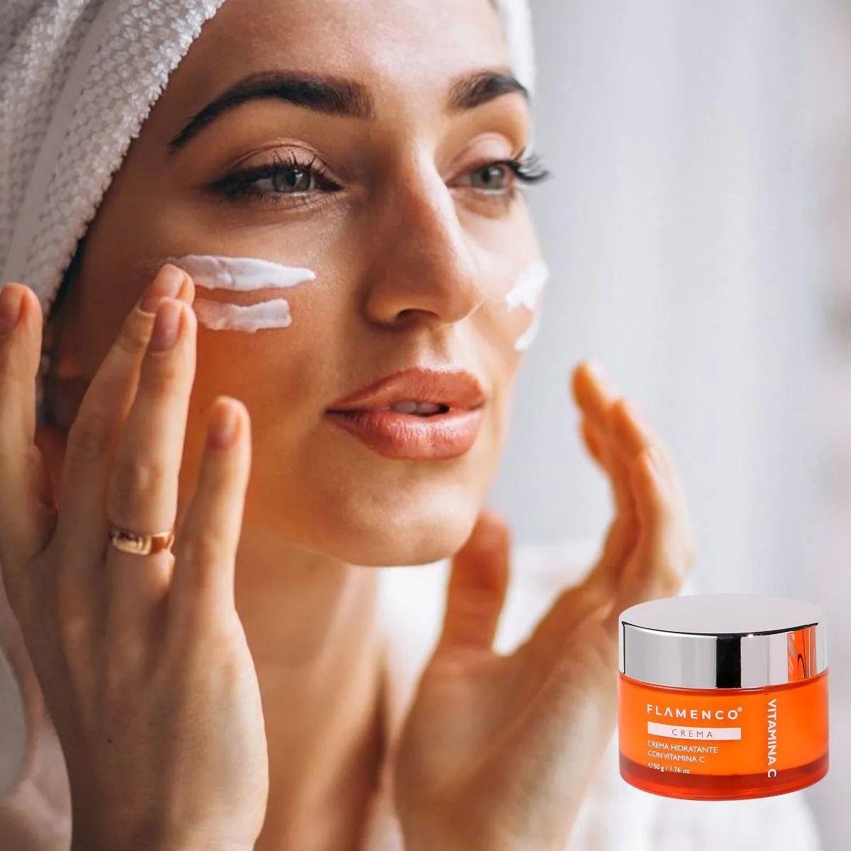 CREMA FACIAL HIDRATANTE VITAMINA C ILUMINADORA LAU-6