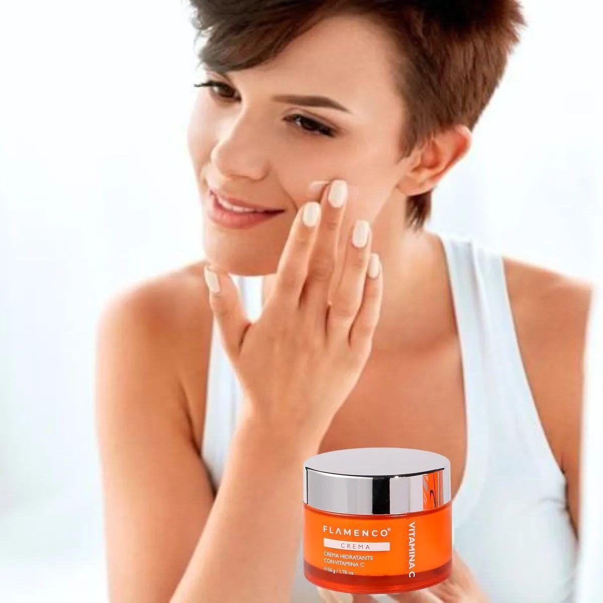 CREMA FACIAL HIDRATANTE VITAMINA C ILUMINADORA LAU-7