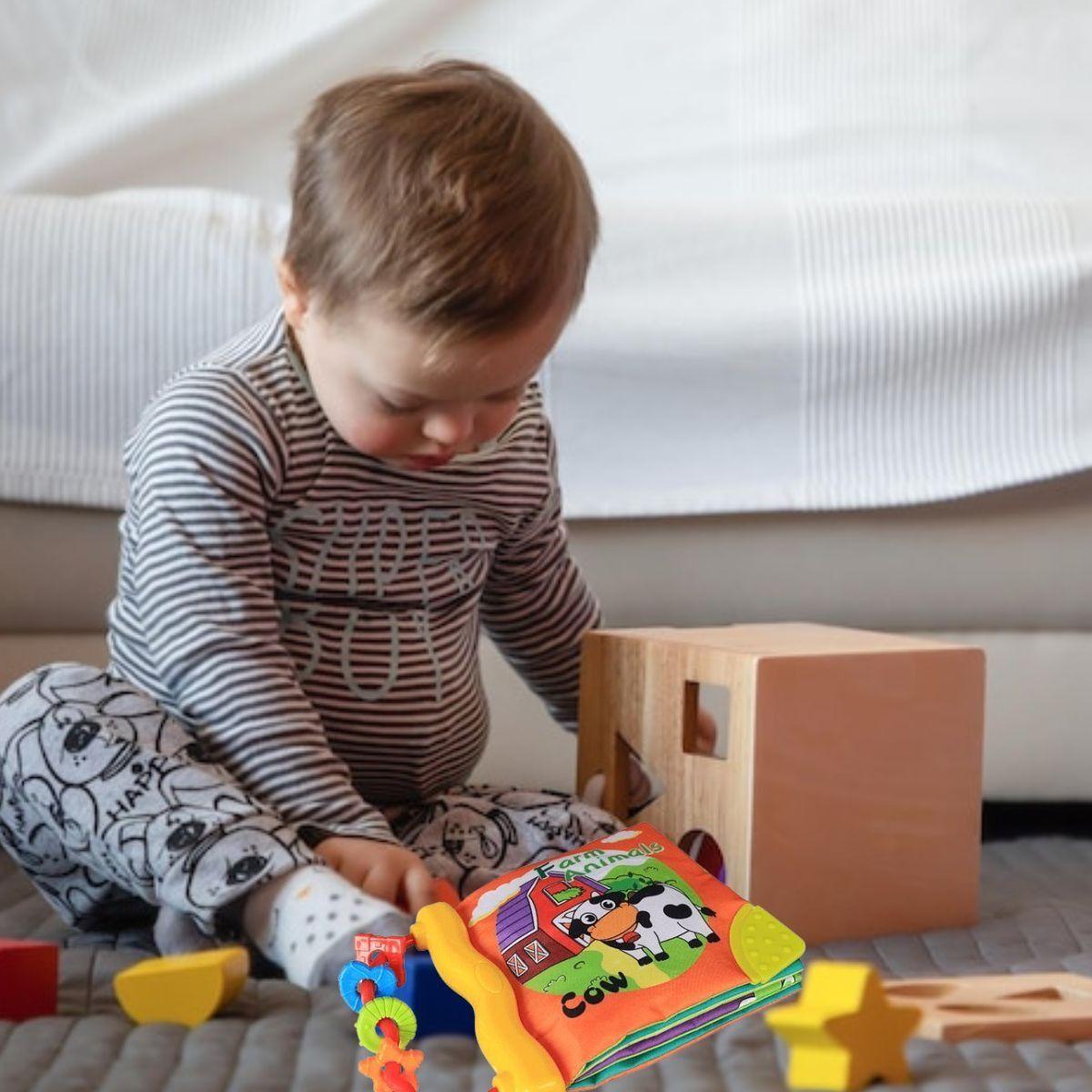 JUGUETE LIBRO DE TELA ANIMALES EDUCATIVO BEBE LAU-5