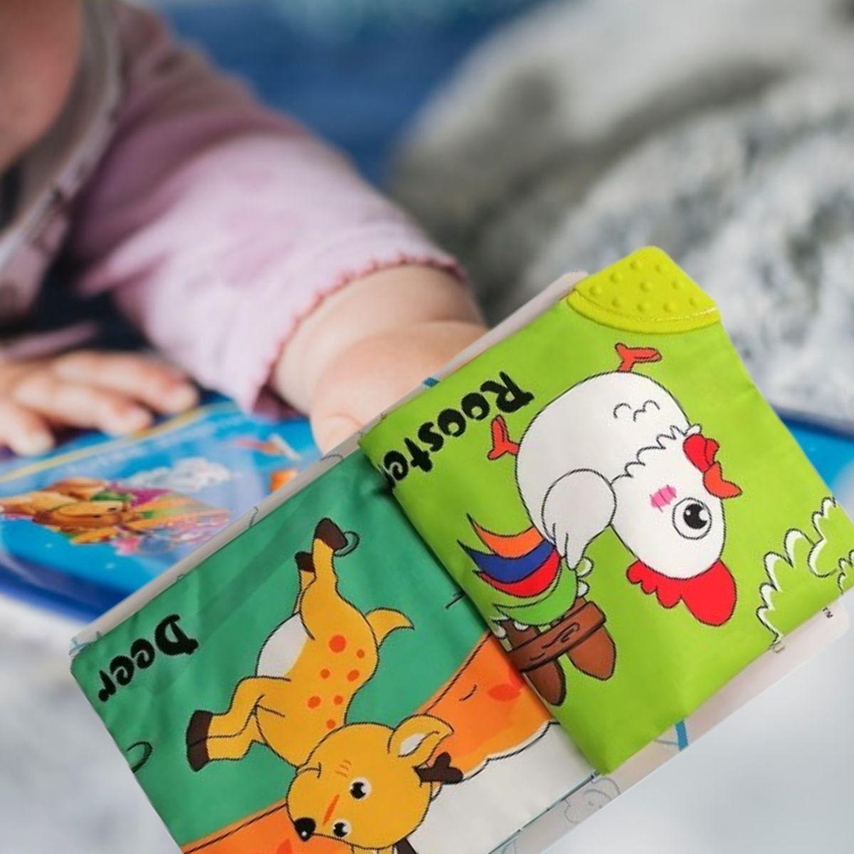 JUGUETE LIBRO DE TELA ANIMALES EDUCATIVO BEBE LAU-9