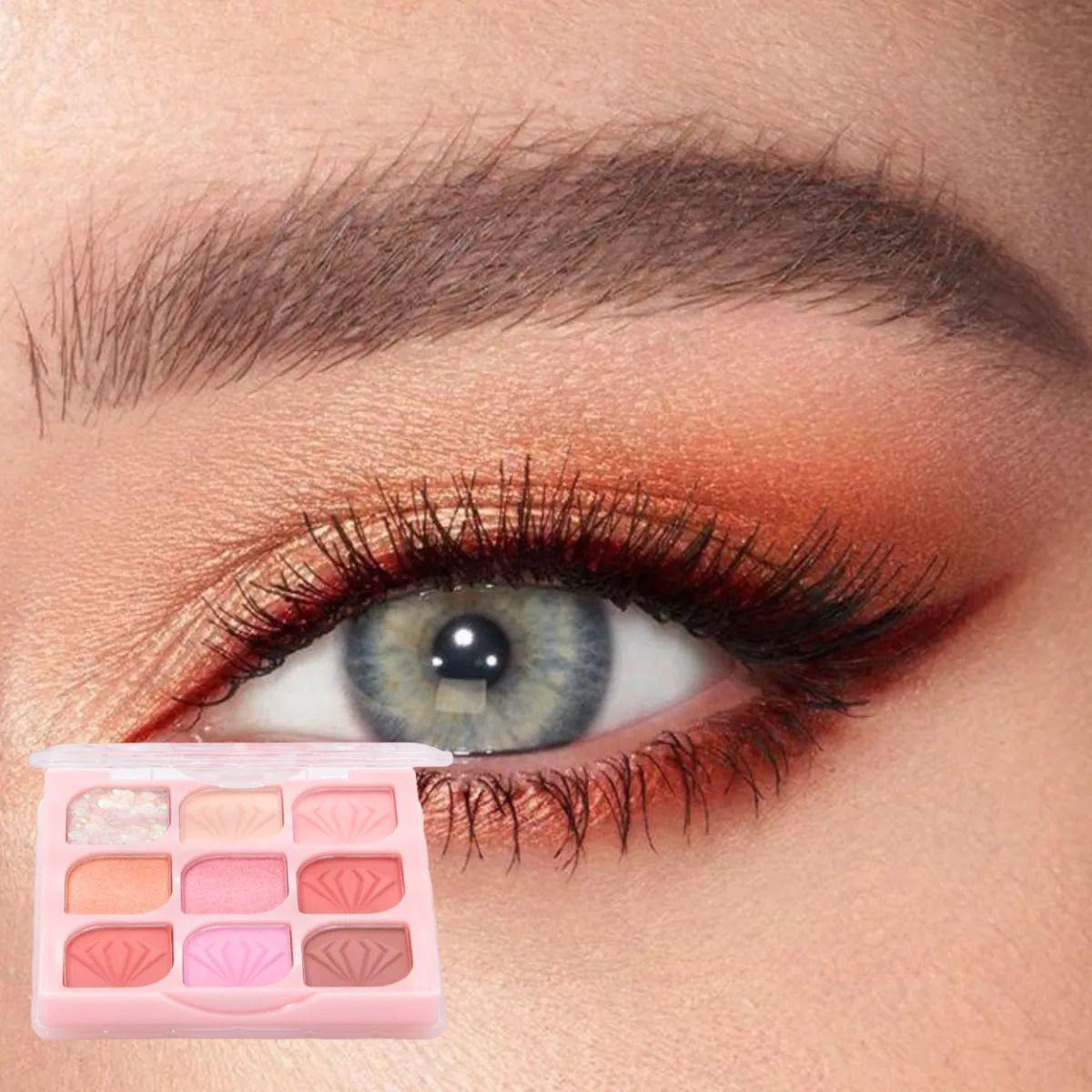 Paleta Sombras Ojos 9 Tonos Compacta Larga Duración ALJ-3