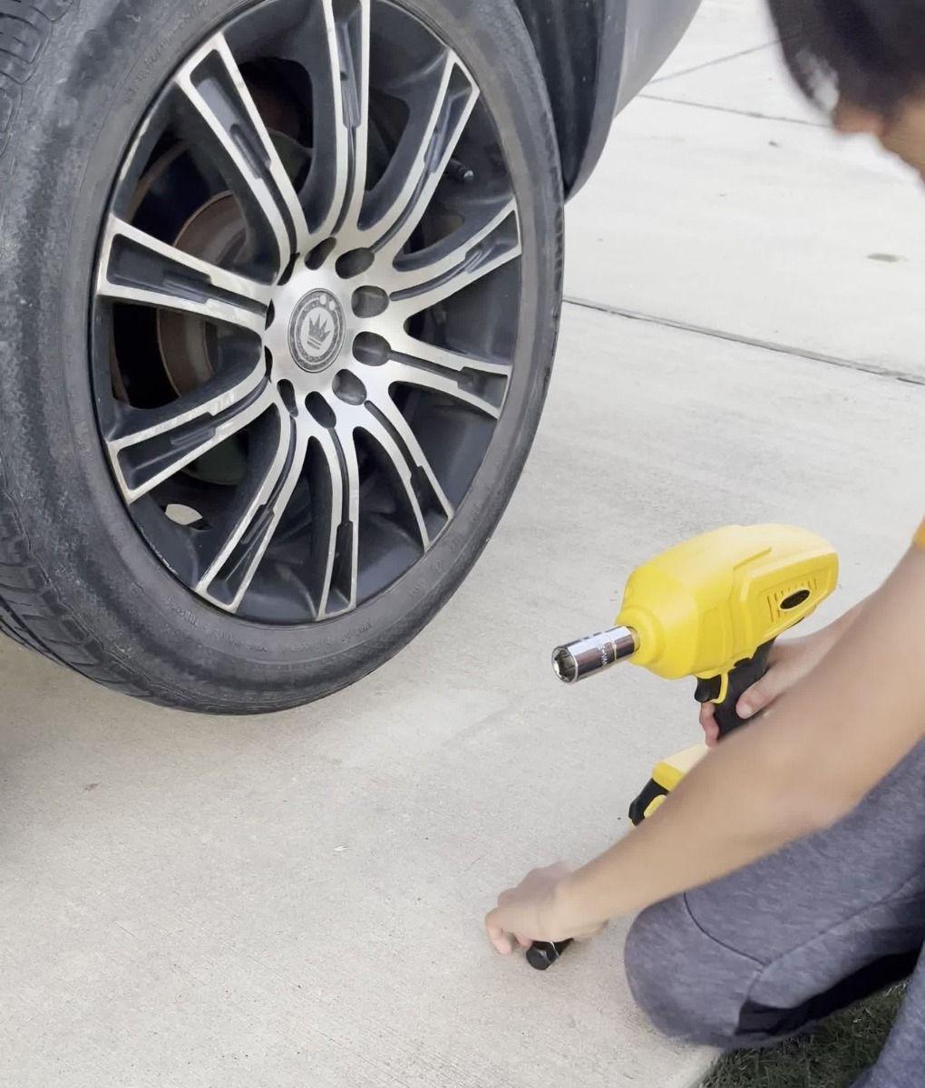 Kit Gato Hidráulico Llave Impacto Auto Vehículo Elevador Jhn-2