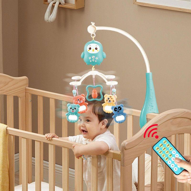 MOVIL MUSICAL PARA CUNA COLGANTE JUGUETE COLORIDO BEBE LAU-7