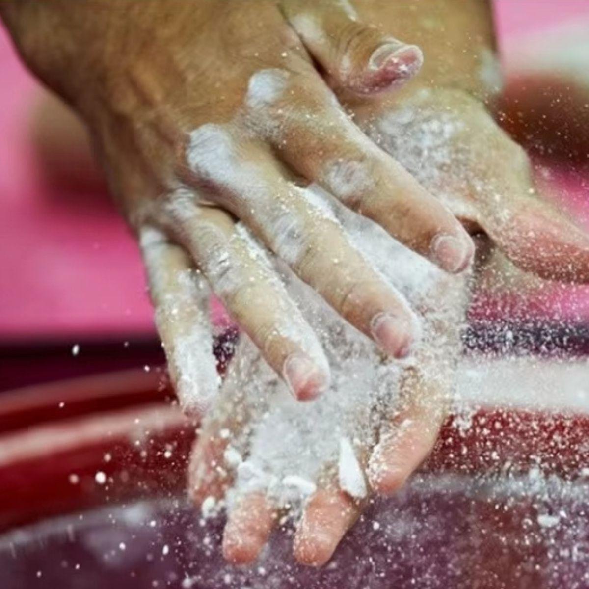 BLOQUE DE MAGNESIO PARA DEPORTE GIMNASIO ABSORBE SUDOR LAU-2