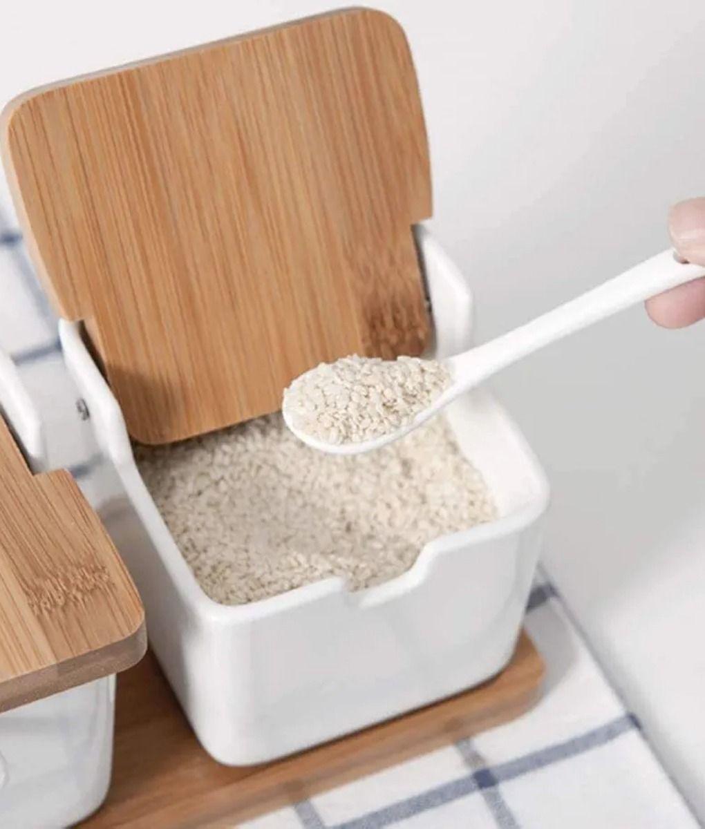 Set 2 Frascos Recipientes Almacenamiento Organización Jhn-9