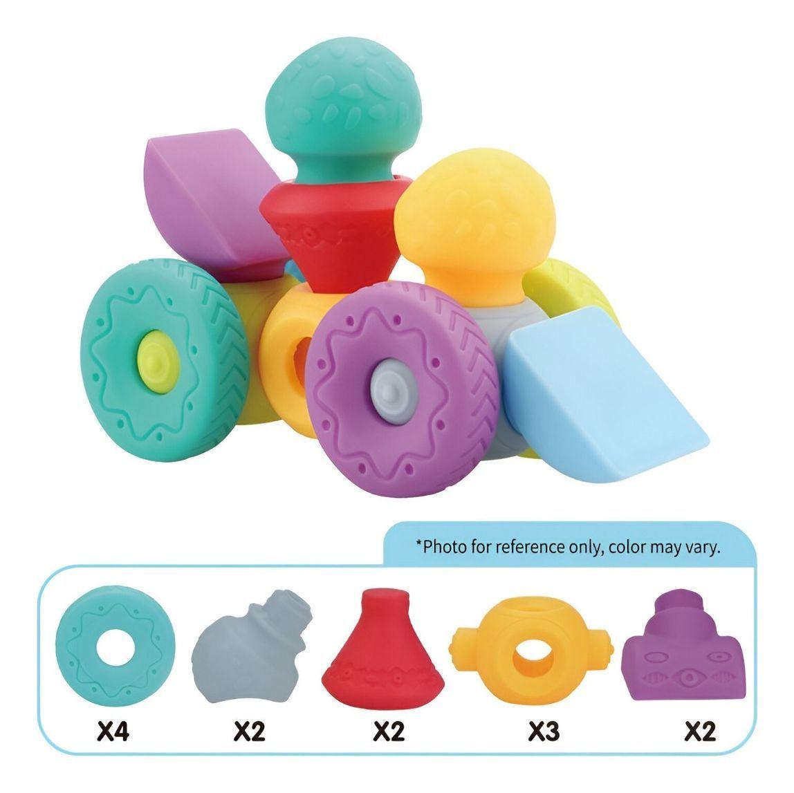 Bloques Construcción Juguete Tridimensional Educación Jhn-2