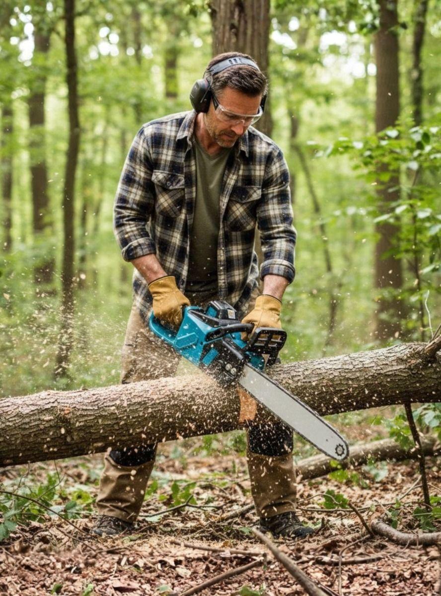 Motosierra Inalámbrica Alto Rendimiento Ergonómica Jhn-2