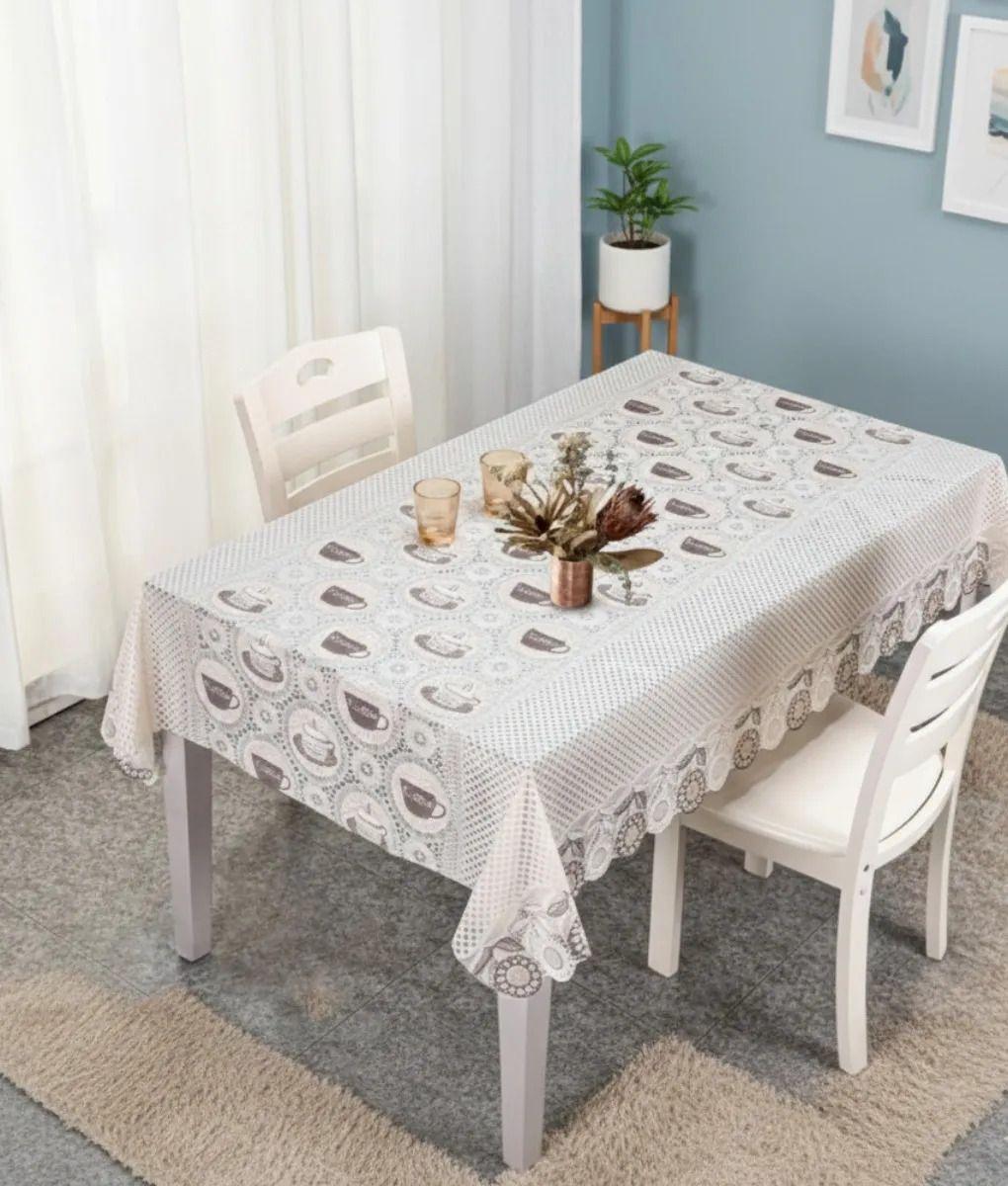 Mantel Mesa Decorativo Patrón Temático Café Calado Jhn-5