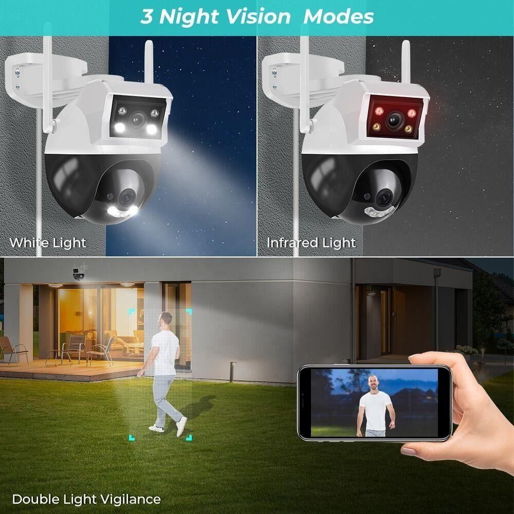 Camara Seguridad FIVEONE Doble Lente Wifi Hogar Interior Lau-4