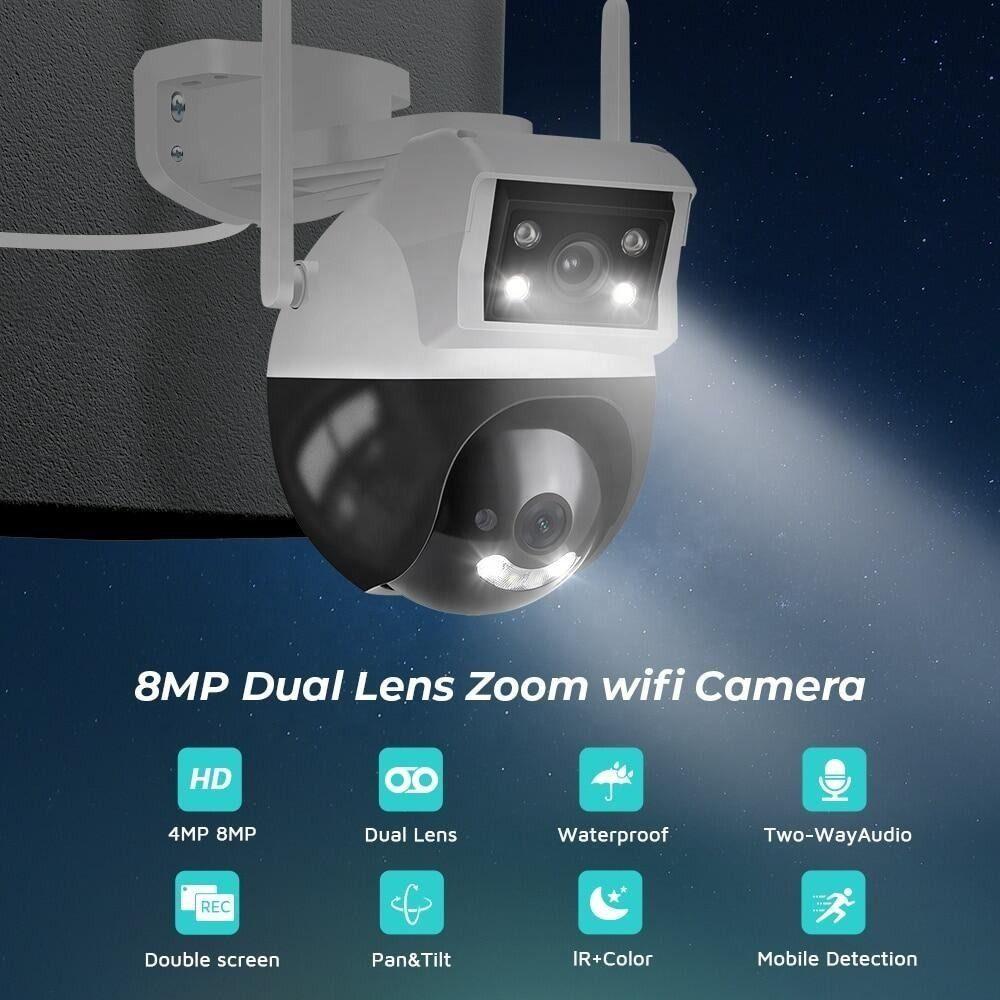 Camara Seguridad FIVEONE Doble Lente Wifi Hogar Interior Lau-5