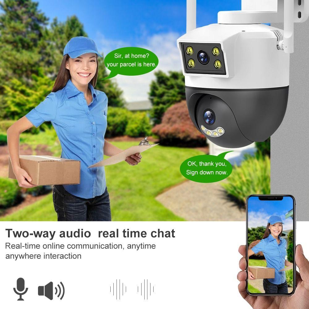 Camara Seguridad FIVEONE Doble Lente Wifi Hogar Interior Lau-7
