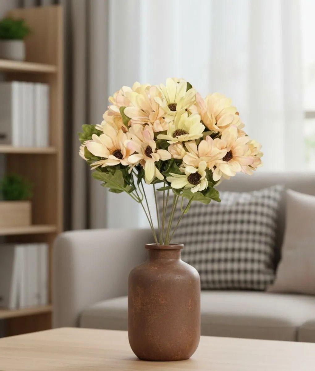 Set 2 Flores Artificiales Ramo Campestre Decorativo Jhn-8