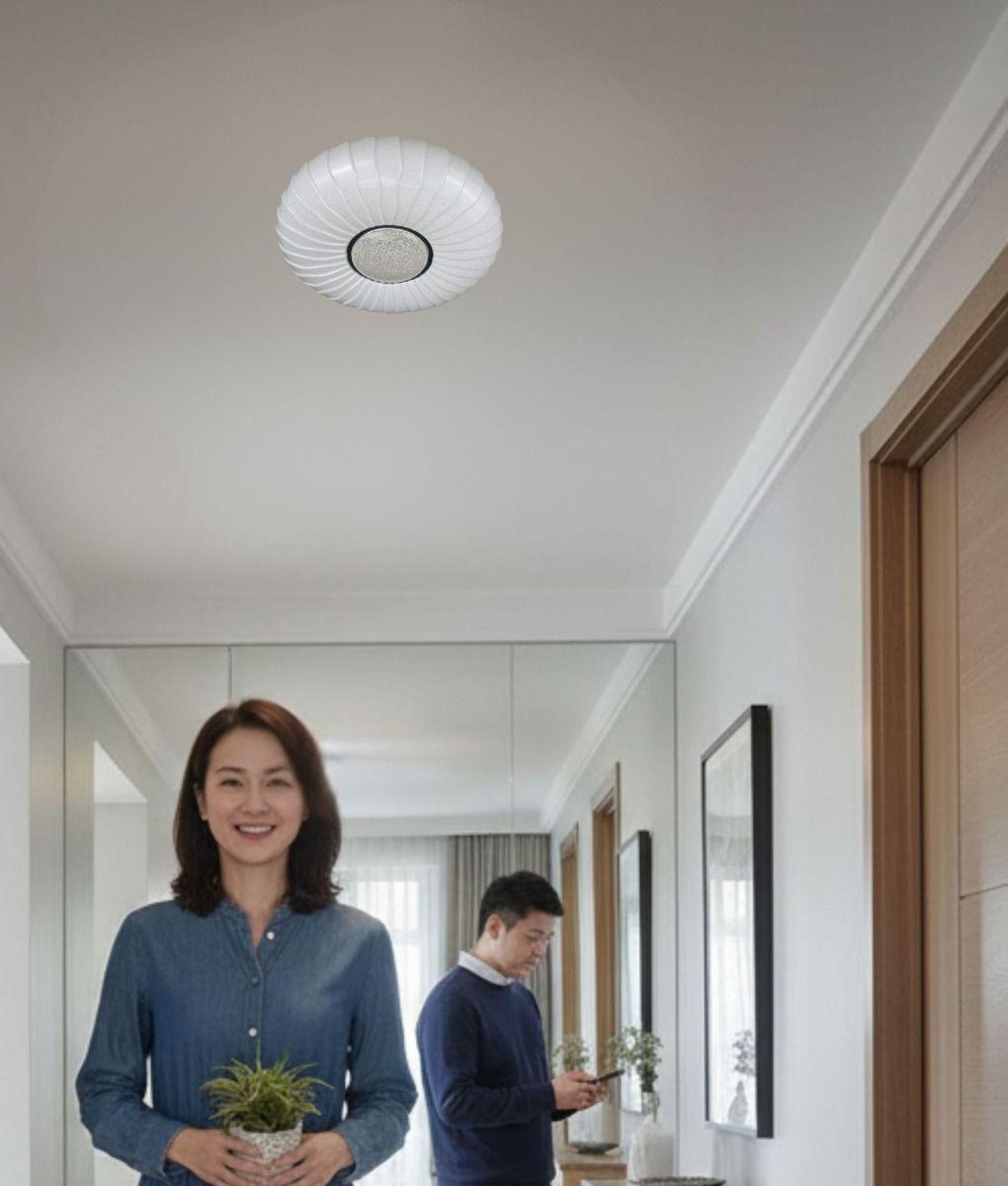 Lámpara Decorativa Techo Diseño Ola Estilo Innovador Jhn-4