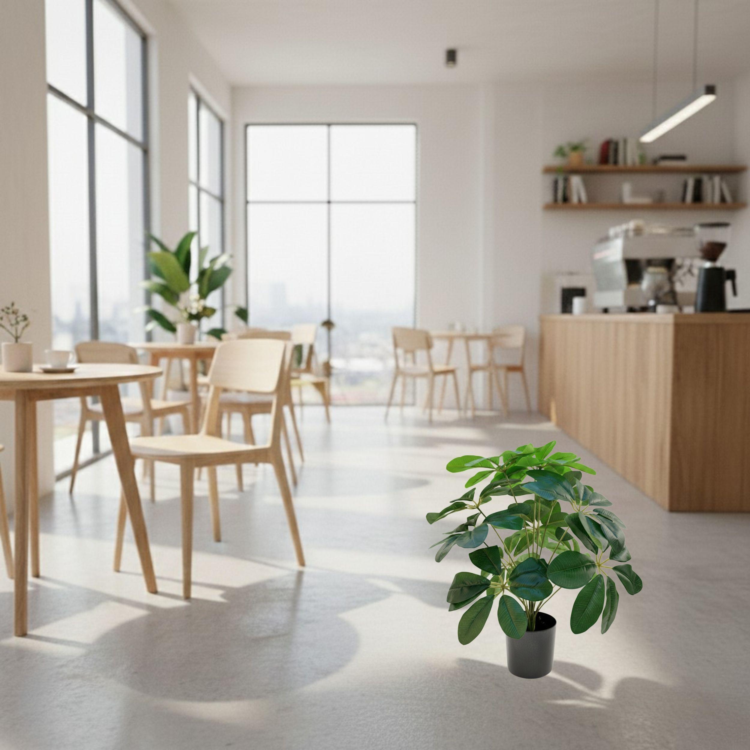 Planta Artificial Hoja Grande Decorativa Estilo Moderno ALJ-3