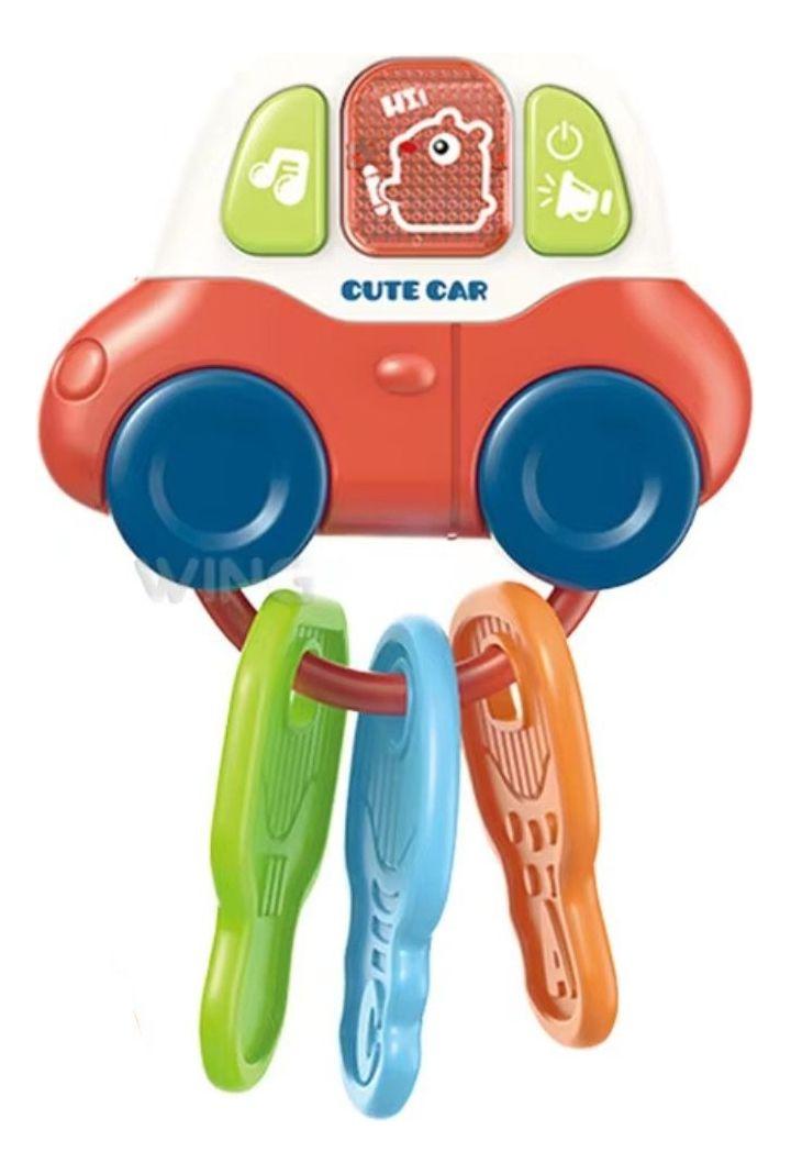 JUGUETE SONAJERO DENTICION TIPO LLAVES PARA BEBE LAU-0
