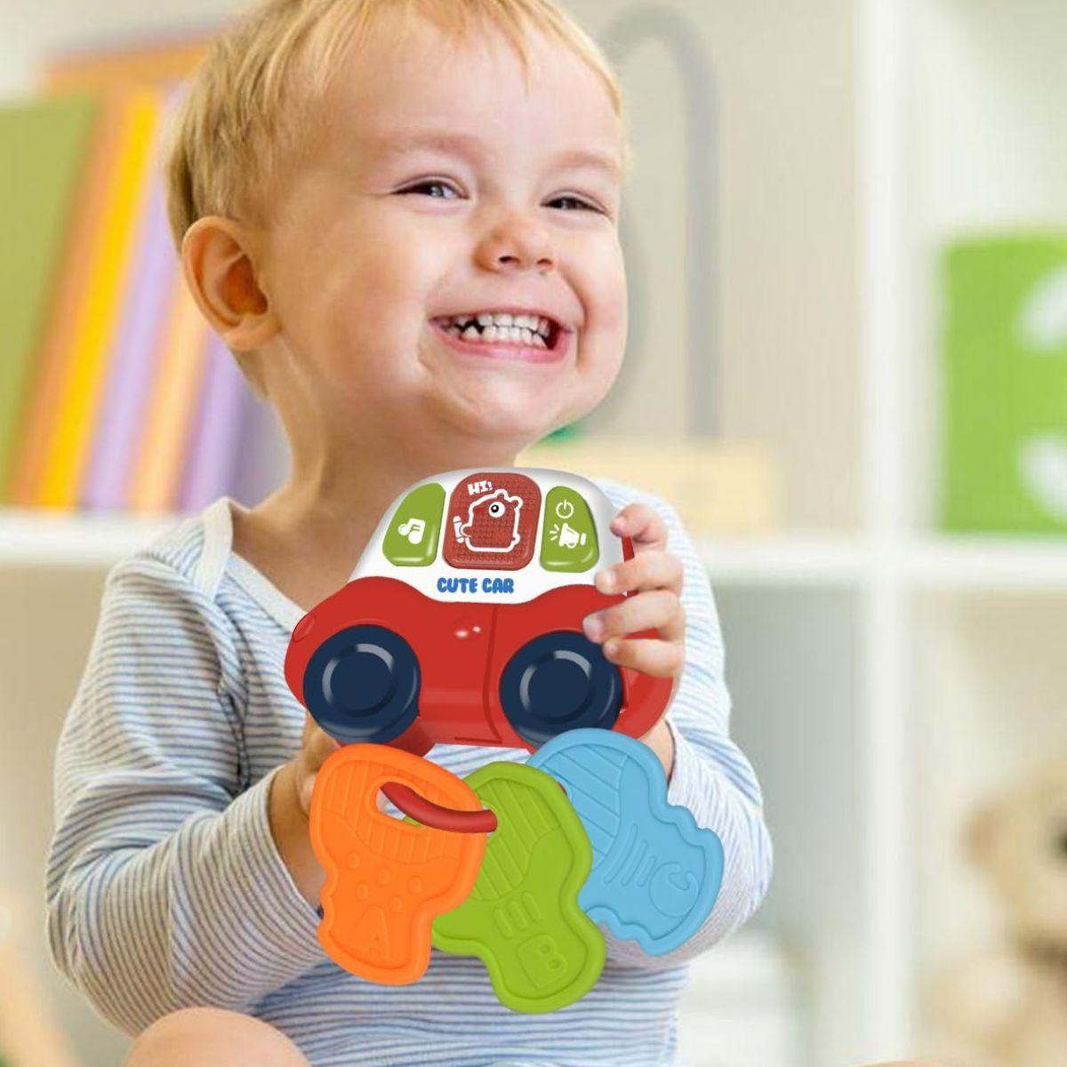 JUGUETE SONAJERO DENTICION TIPO LLAVES PARA BEBE LAU-4