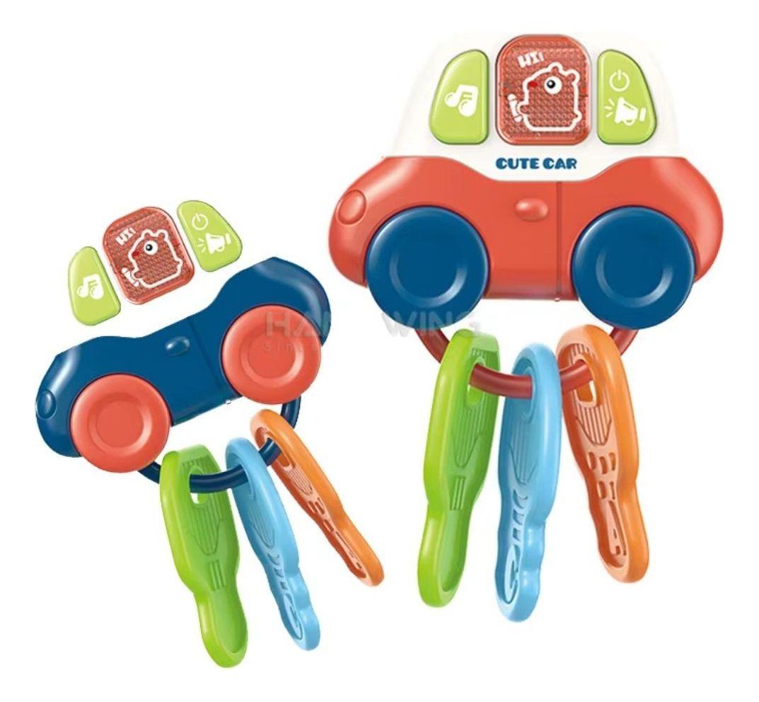 JUGUETE SONAJERO DENTICION TIPO LLAVES PARA BEBE LAU-8