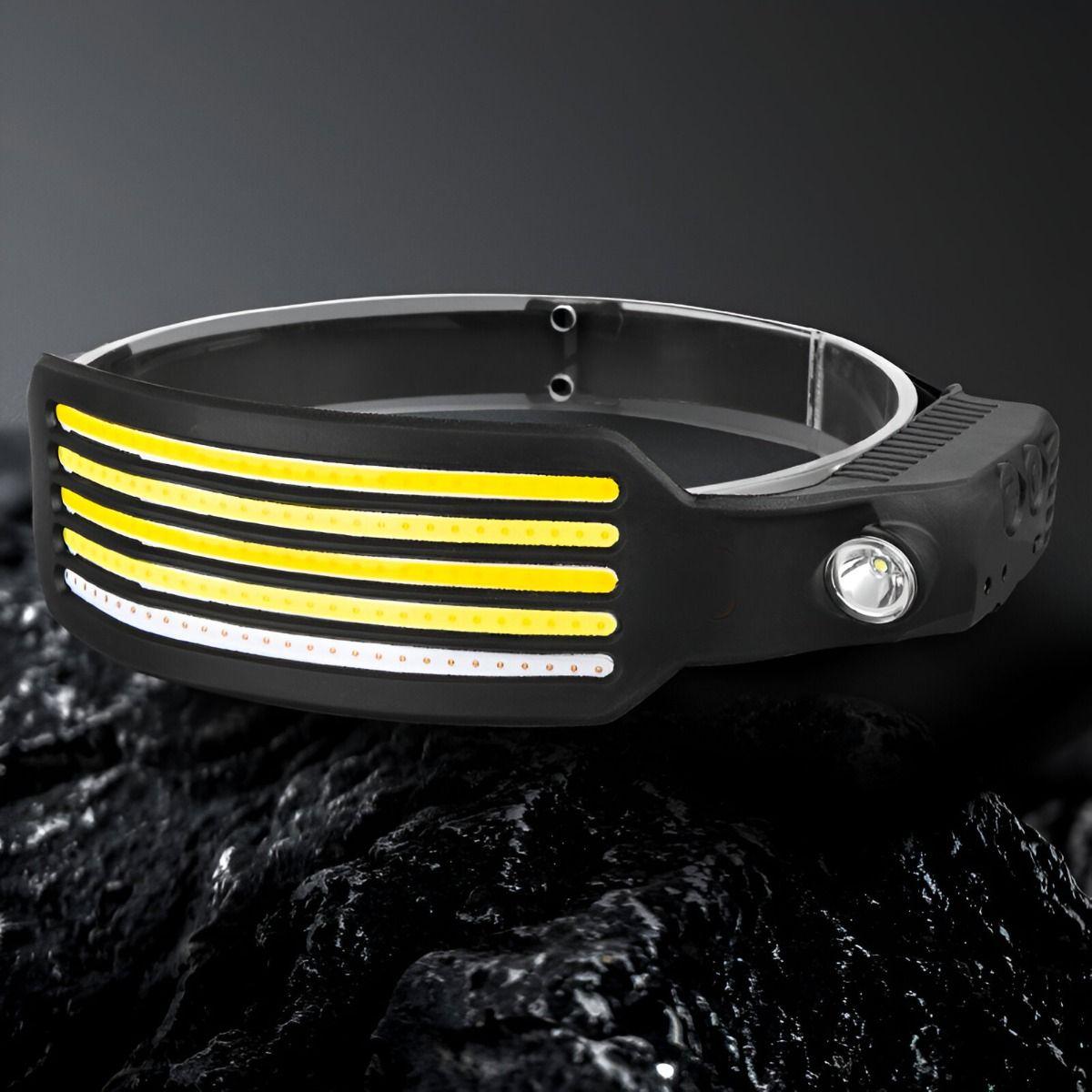Linterna Frontal Faro Led Recargable USB Camping Lau-5