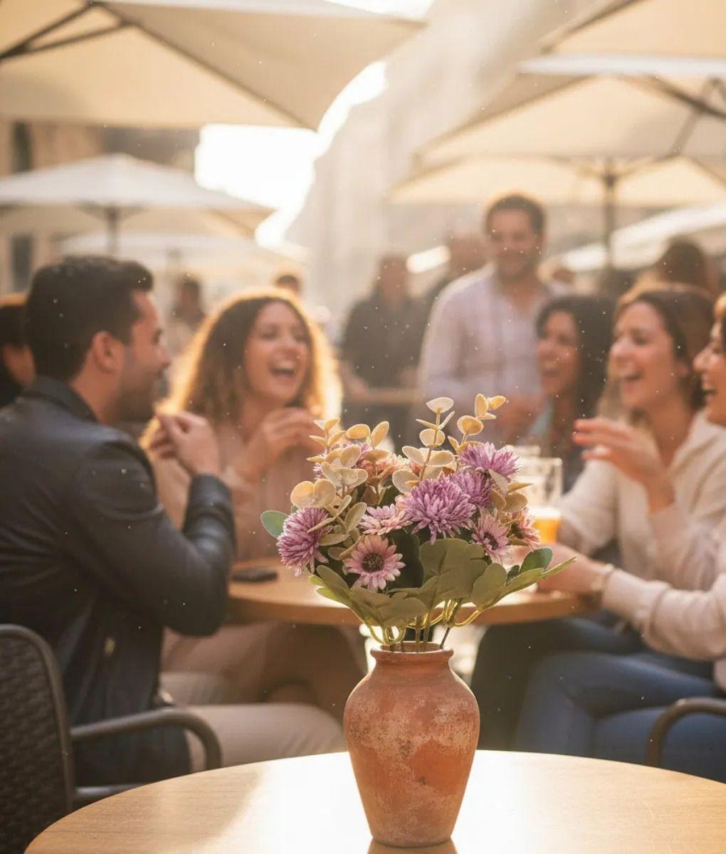 Set 3 Ramo Floral Belleza Artificial Adorno Decoración Jhn-8