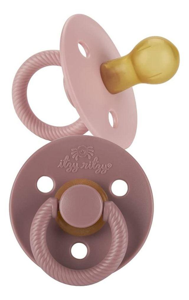 SET 2 CHUPETE GOMA NATURAL COMODO SUAVE PARA BEBE LAU-0