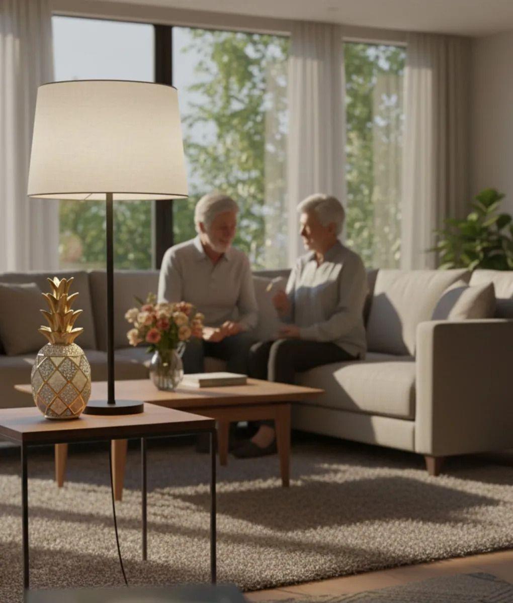 Figura Decorativa Piña Estatua Moderna Adorno Hogar Jhn-4