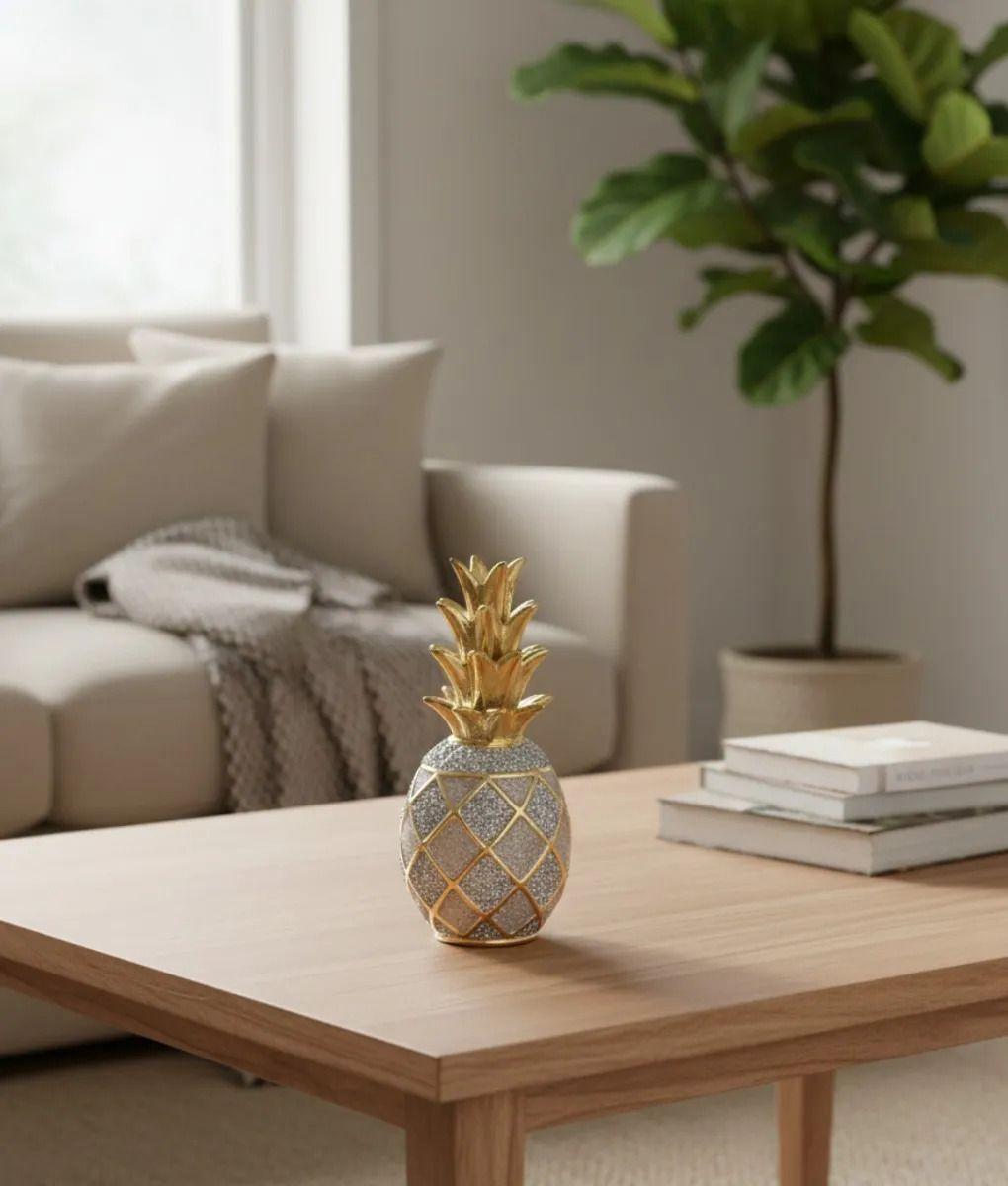 Figura Decorativa Piña Estatua Moderna Adorno Hogar Jhn-5