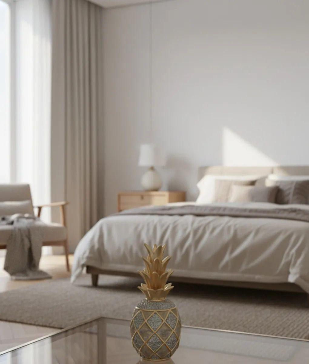 Figura Decorativa Piña Estatua Moderna Adorno Hogar Jhn-6