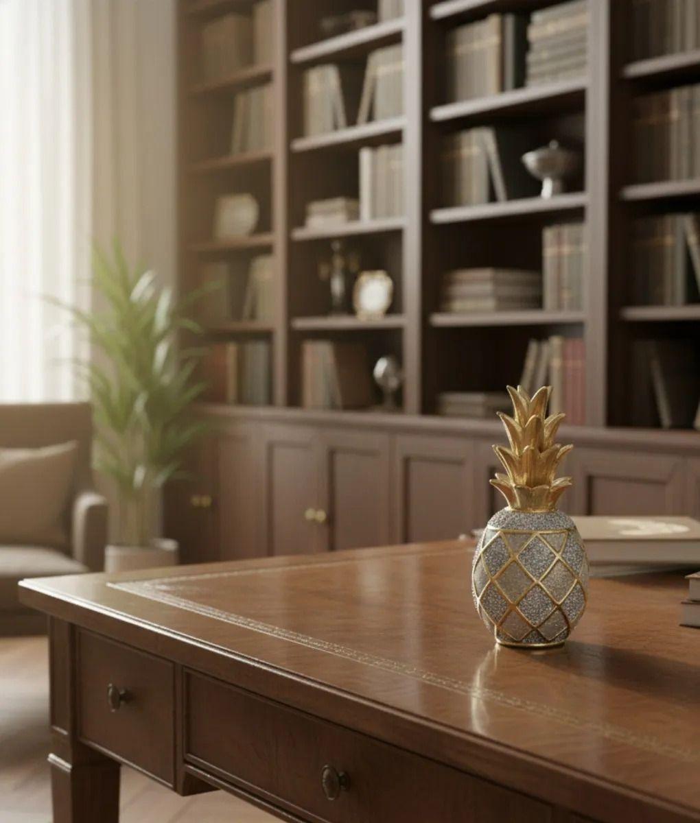 Figura Decorativa Piña Estatua Moderna Adorno Hogar Jhn-7