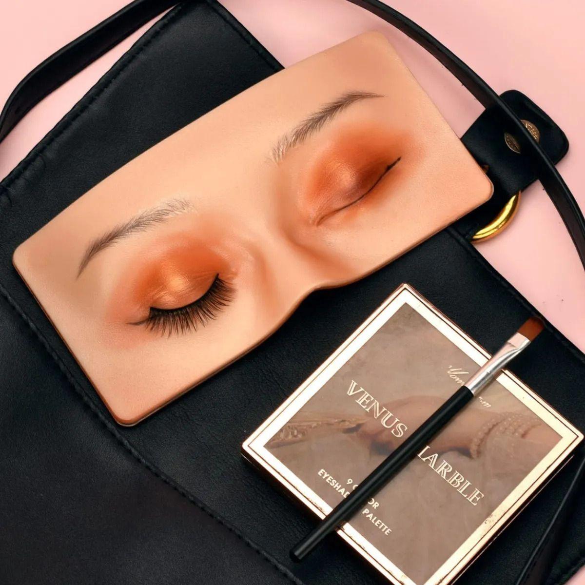 Set Práctica Maquillaje Rostro Silicona Ojos Cerrados ALJ-3