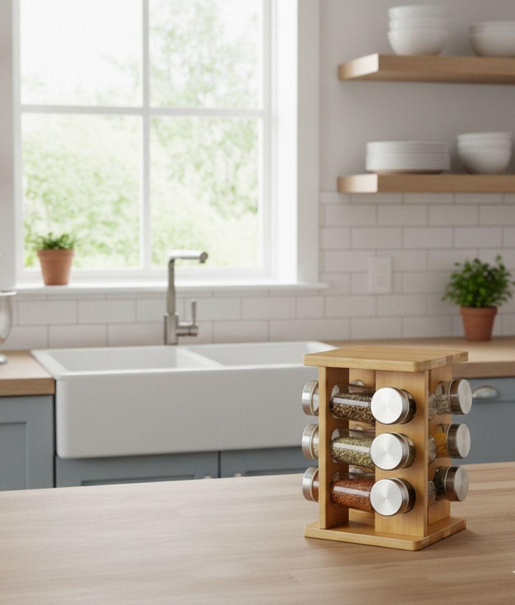 Especiero Organizador Decorativo Almacenamiento Elegante Jhn-6