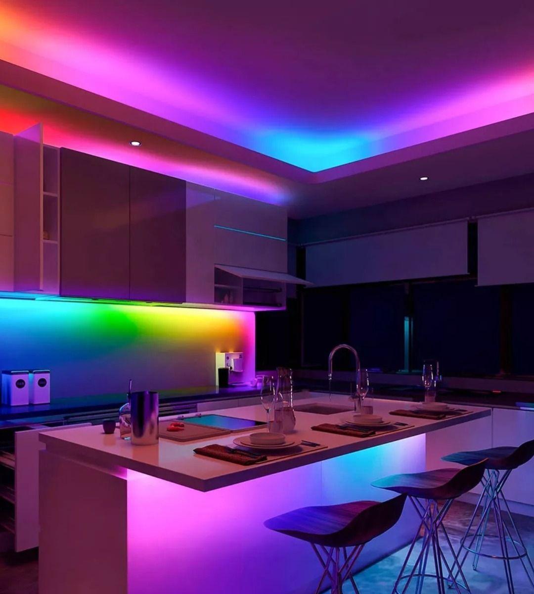 Tira Cinta Neon Flex Luz LED Decorativa RGB 10m Jhn-3