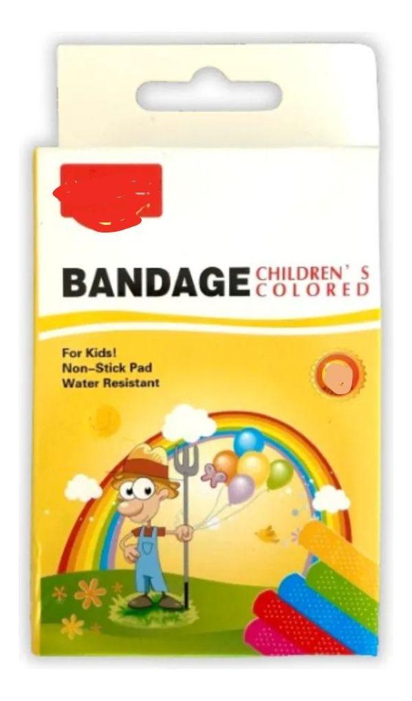 PACK 5 PARCHES CURITAS INFANTIL HERIDAS COLORES LAU-0