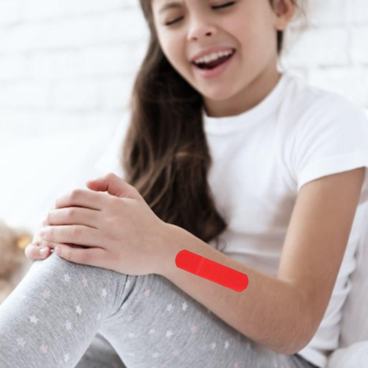 PACK 5 PARCHES CURITAS INFANTIL HERIDAS COLORES LAU-1