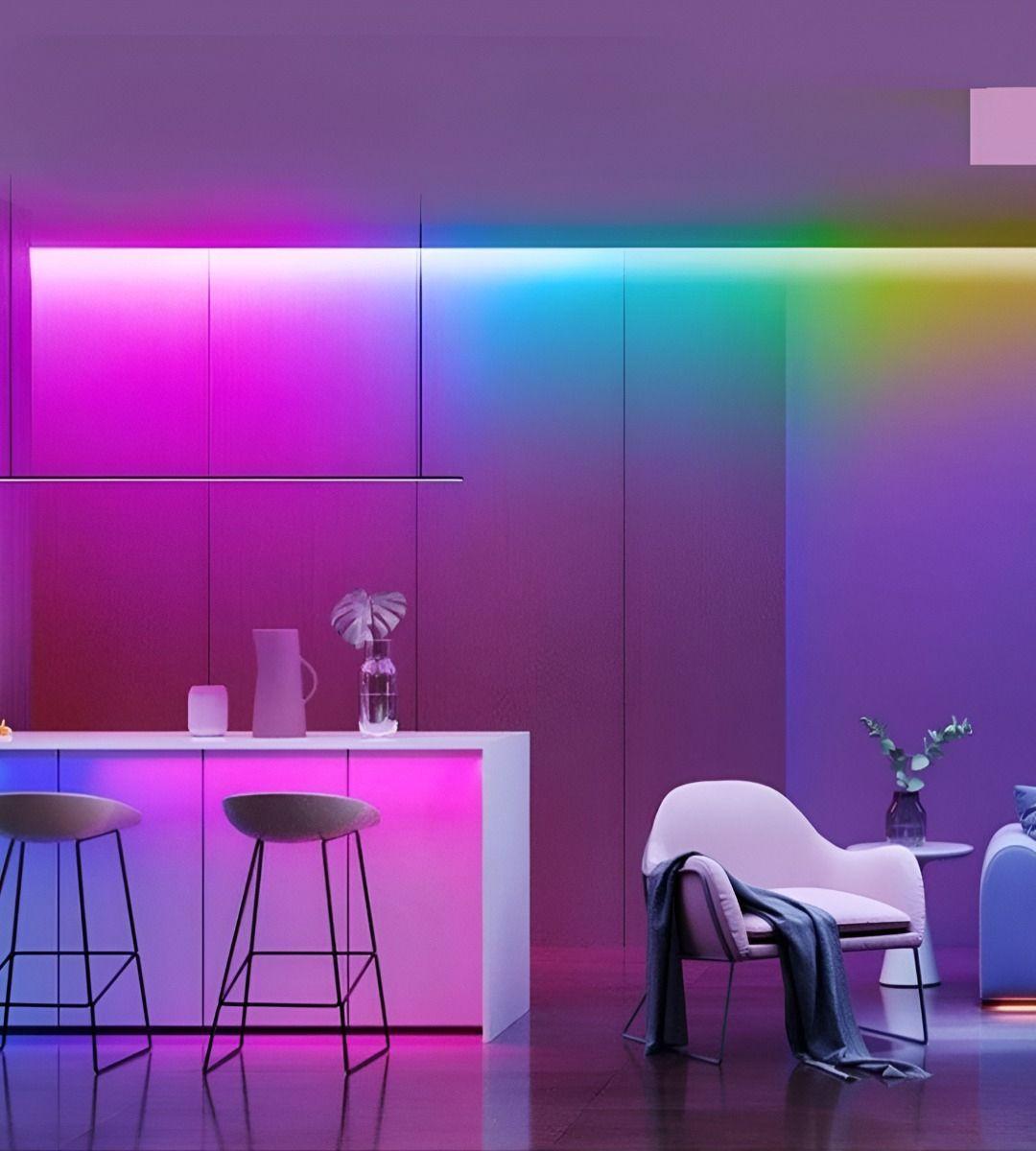 Luces LED Cuerda Tejido Reticulado Luminoso Neon 5m Jhn-7