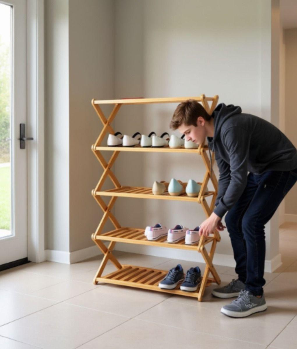 Zapatero Estante Organizador Zapatos Multifuncional Jhn-4