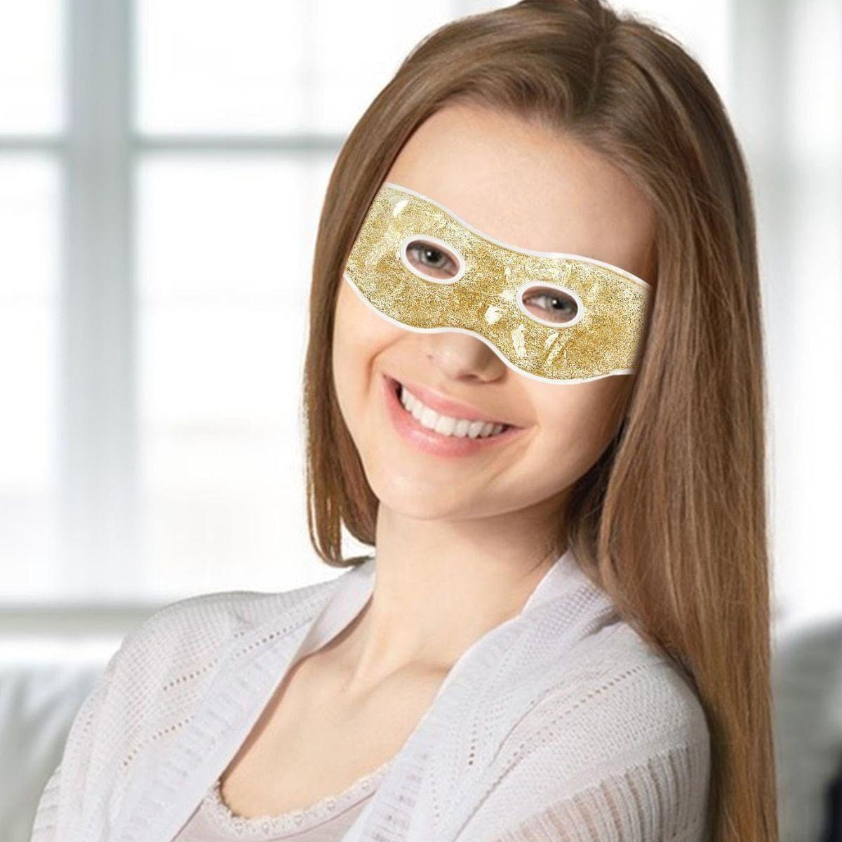 SET 7 MASCARILLA DE OJOS ANTIFAZ GEL BRILLANTE LENTES LAU-7