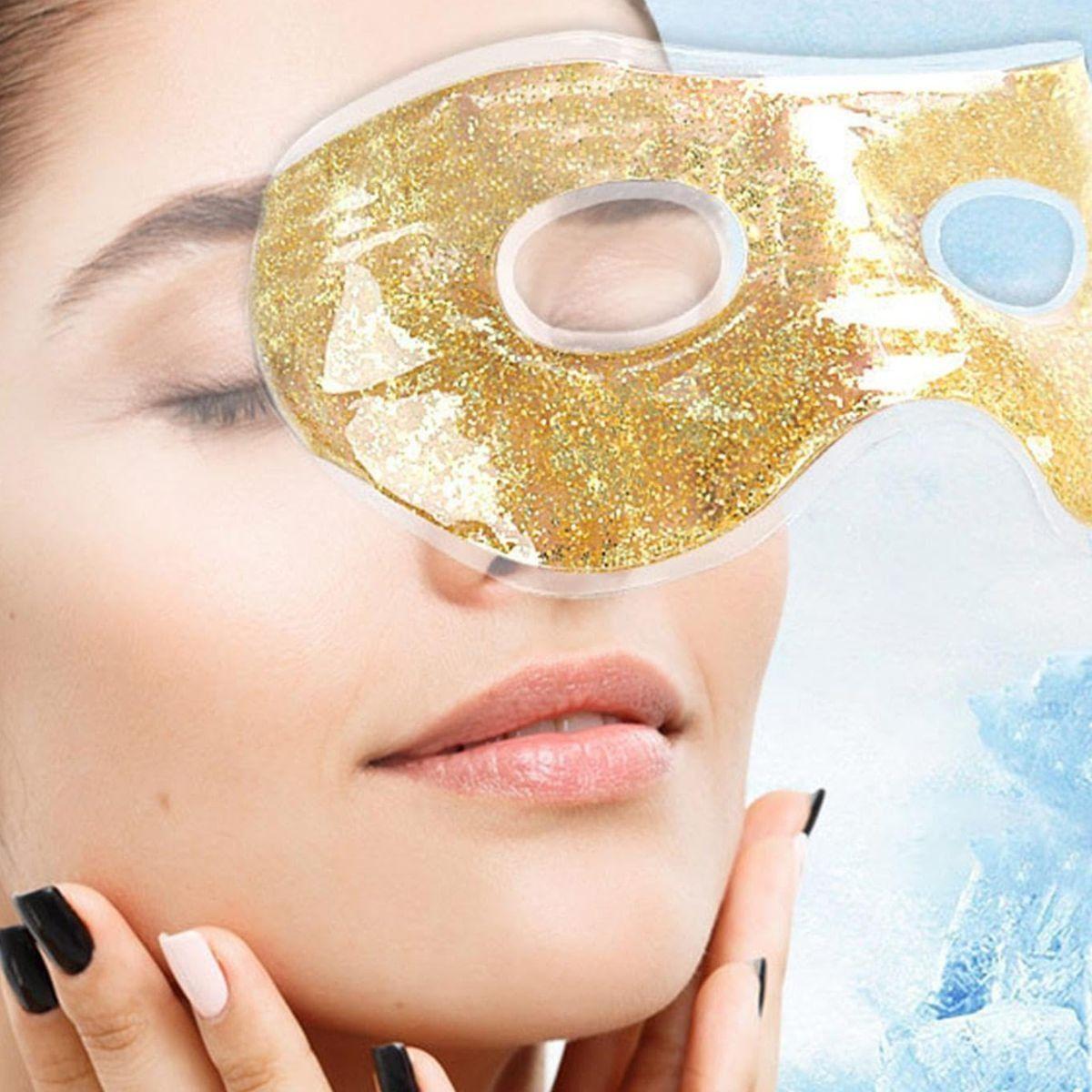 SET 7 MASCARILLA DE OJOS ANTIFAZ GEL BRILLANTE LENTES LAU-9