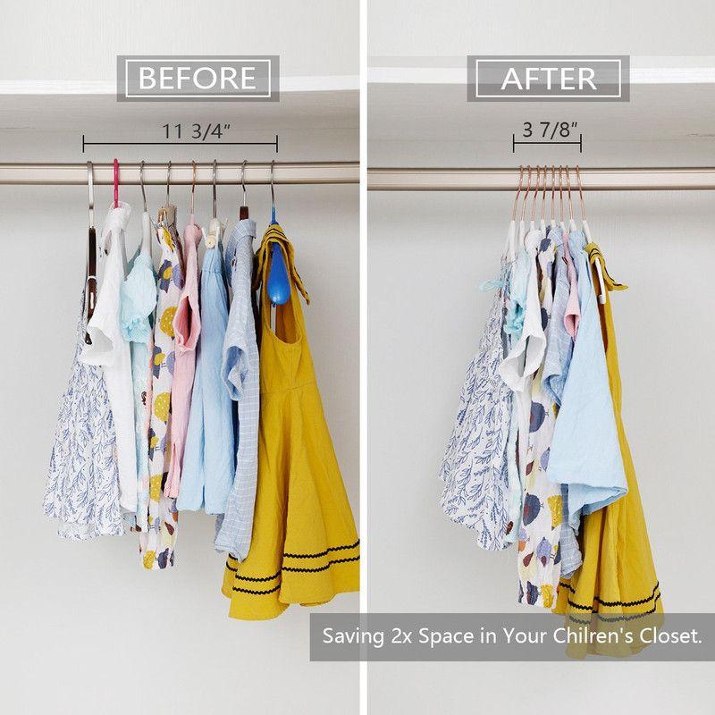 Set 10 Perchas Terciopelo Ganchos Grandes Antideslizante Lau-2