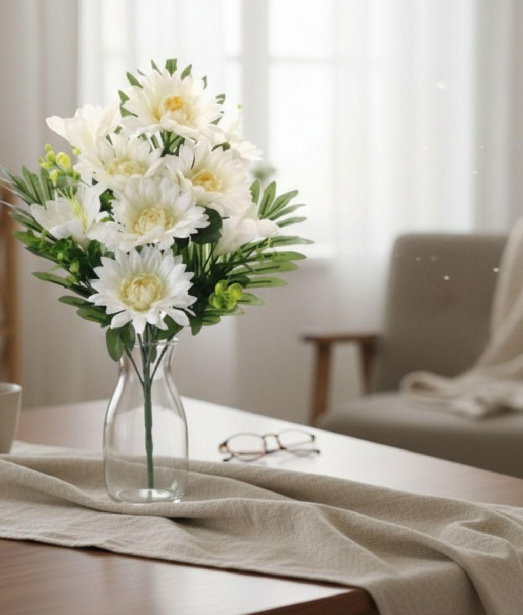 Set 2 Flores Artificiales Ramo Decorativo Girasoles Jhn-6