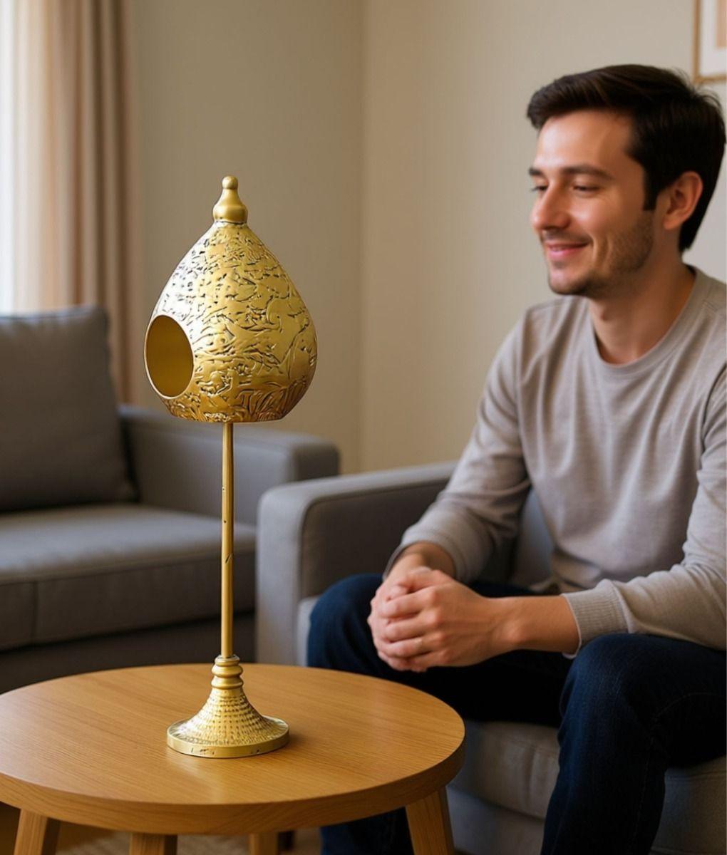 Portavelas Decorativo Forma Nido Romántico Vintage Jhn-3