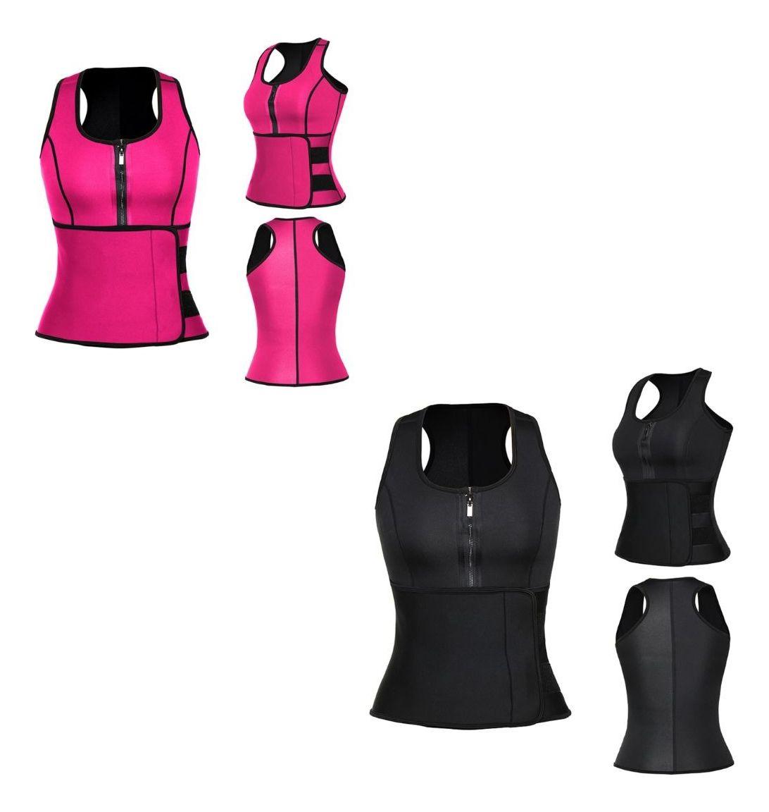 FAJA REDUCTORA AJUSTABLE EFECTO SAUNA TERMICA GYM LAU-4